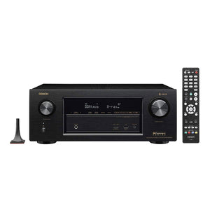 Denon AVR-X2400H 7.2-Ch A/V Receiver with Built-In HEOS Wireless Technology, Works with Alexa