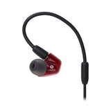 Audio-Technica ATH-LS200iS In-Ear Dual Armature Driver Headphones with In-line Mic & Control